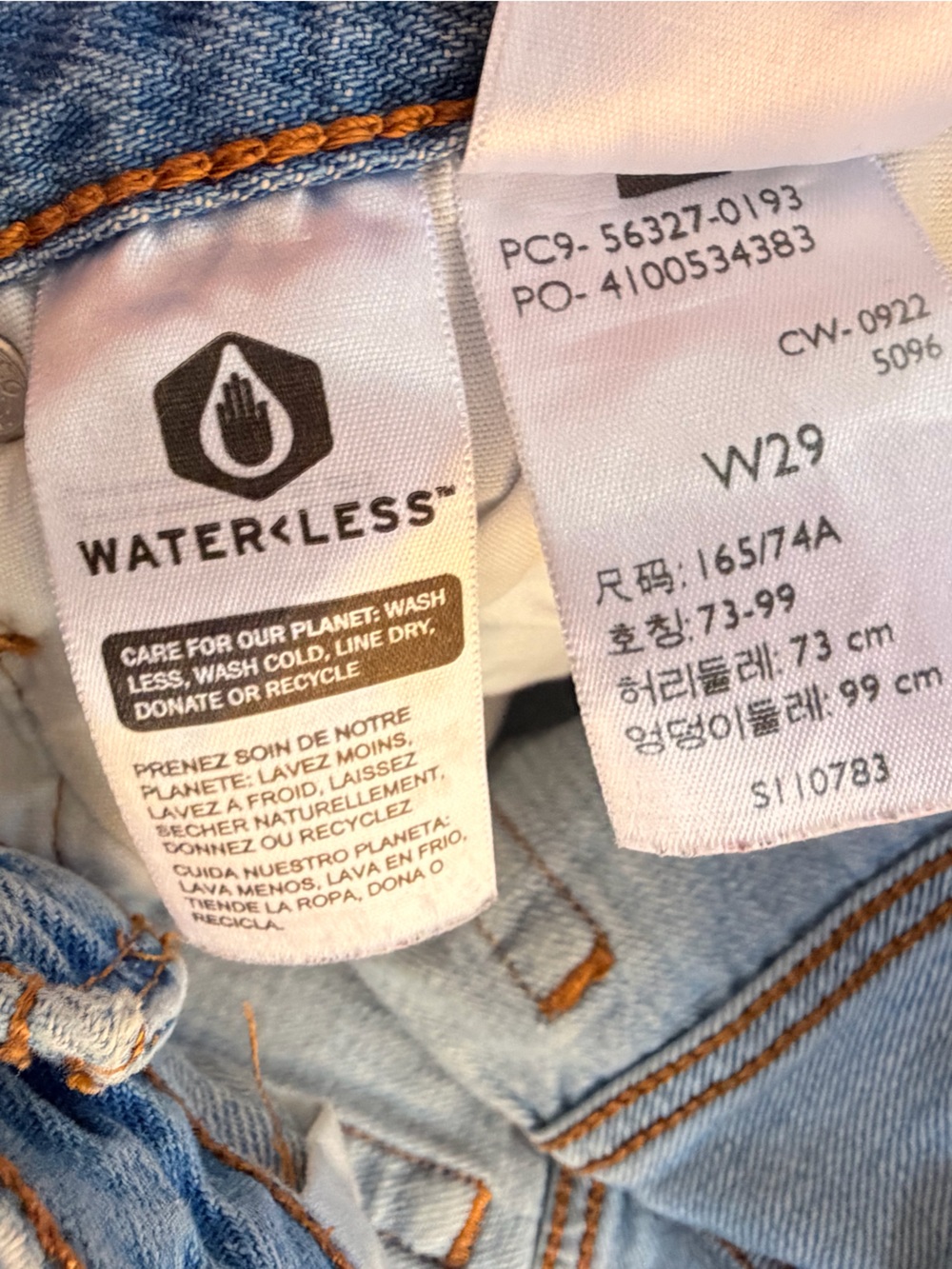 Levi’s 501 Shorts Light Blue Distressed Denim - Picture 5 of 8
